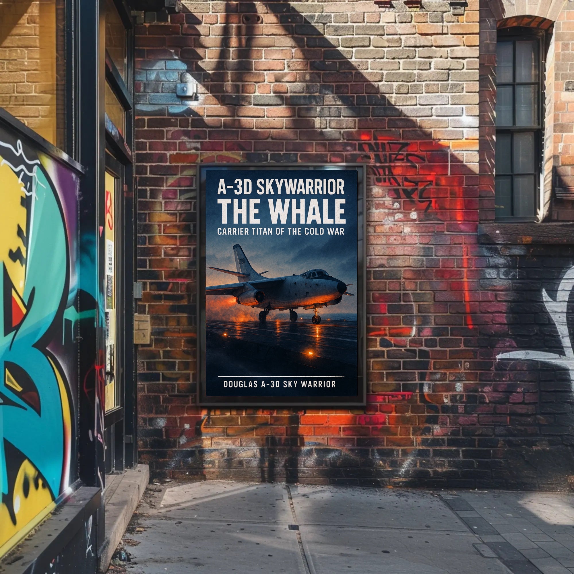 A-3D Skywarrior The Whale Poster PosterGoat