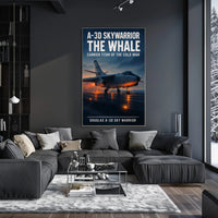 A-3D Skywarrior The Whale Poster PosterGoat