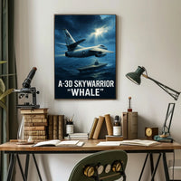 A-3D Skywarrior "Whale" Poster PosterGoat