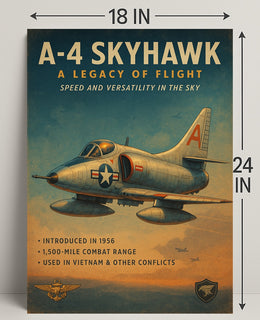 A-4 Skyhawk A Legacy of Flight Poster PosterGoat