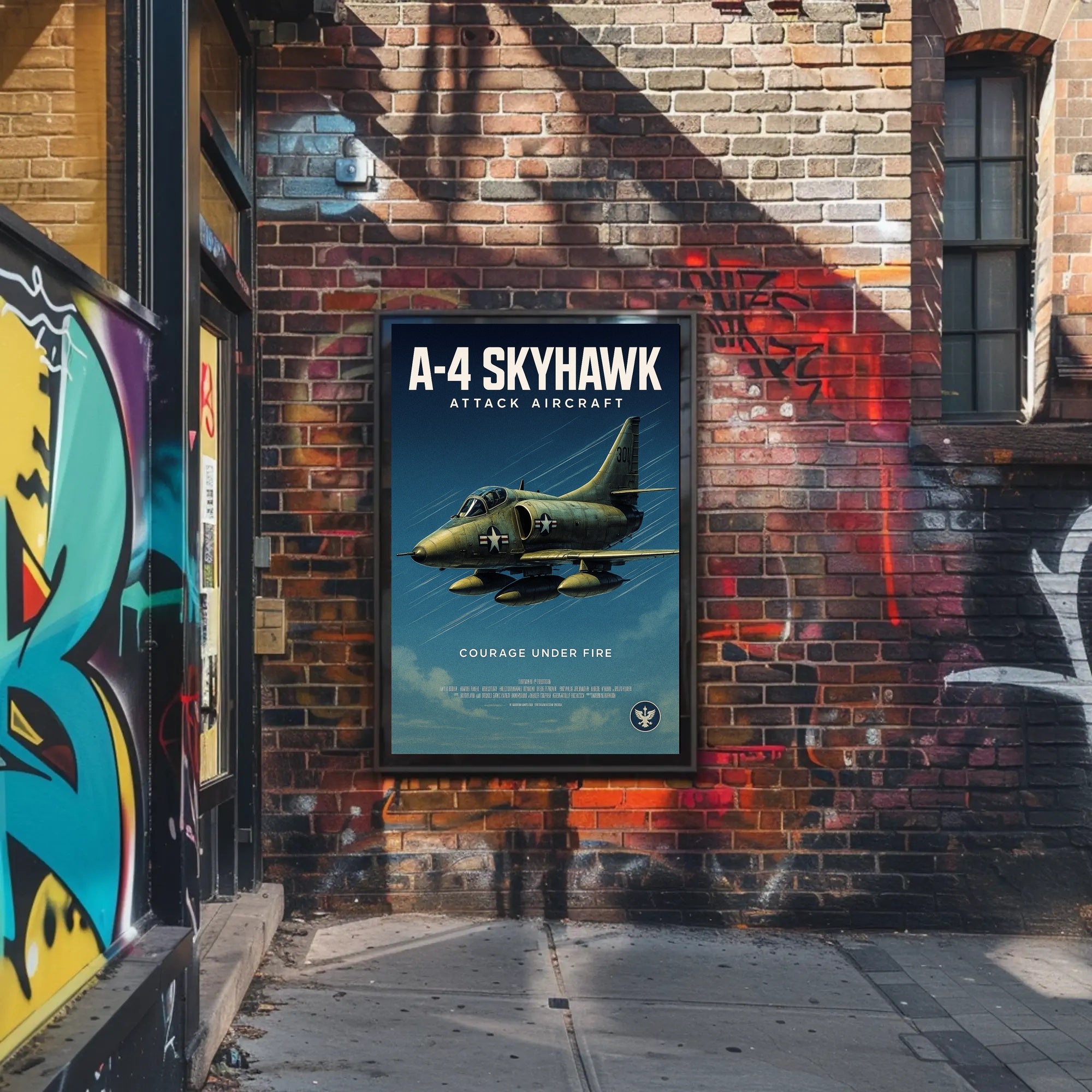 A-4 Skyhawk Courage Under Fire Poster PosterGoat