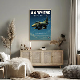 A-4 Skyhawk Courage Under Fire Poster PosterGoat