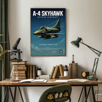 A-4 Skyhawk Courage Under Fire Poster PosterGoat