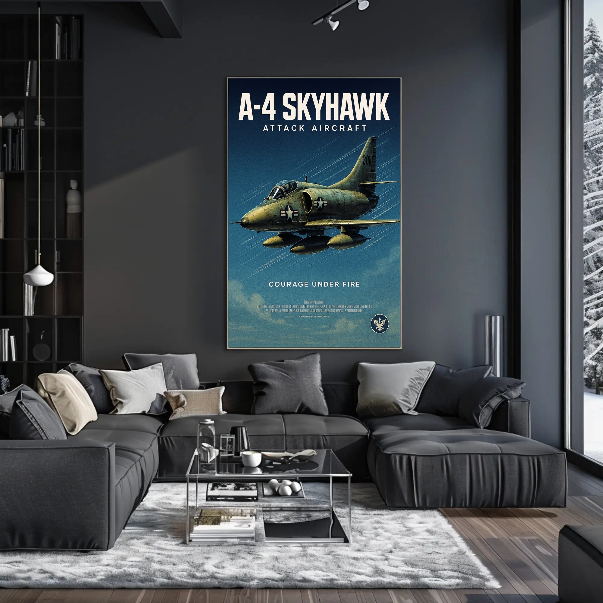 A-4 Skyhawk Courage Under Fire Poster PosterGoat