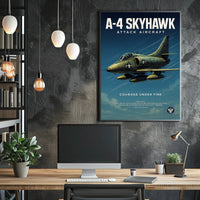 A-4 Skyhawk Courage Under Fire Poster PosterGoat