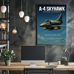 A-4 Skyhawk Courage Under Fire Poster PosterGoat