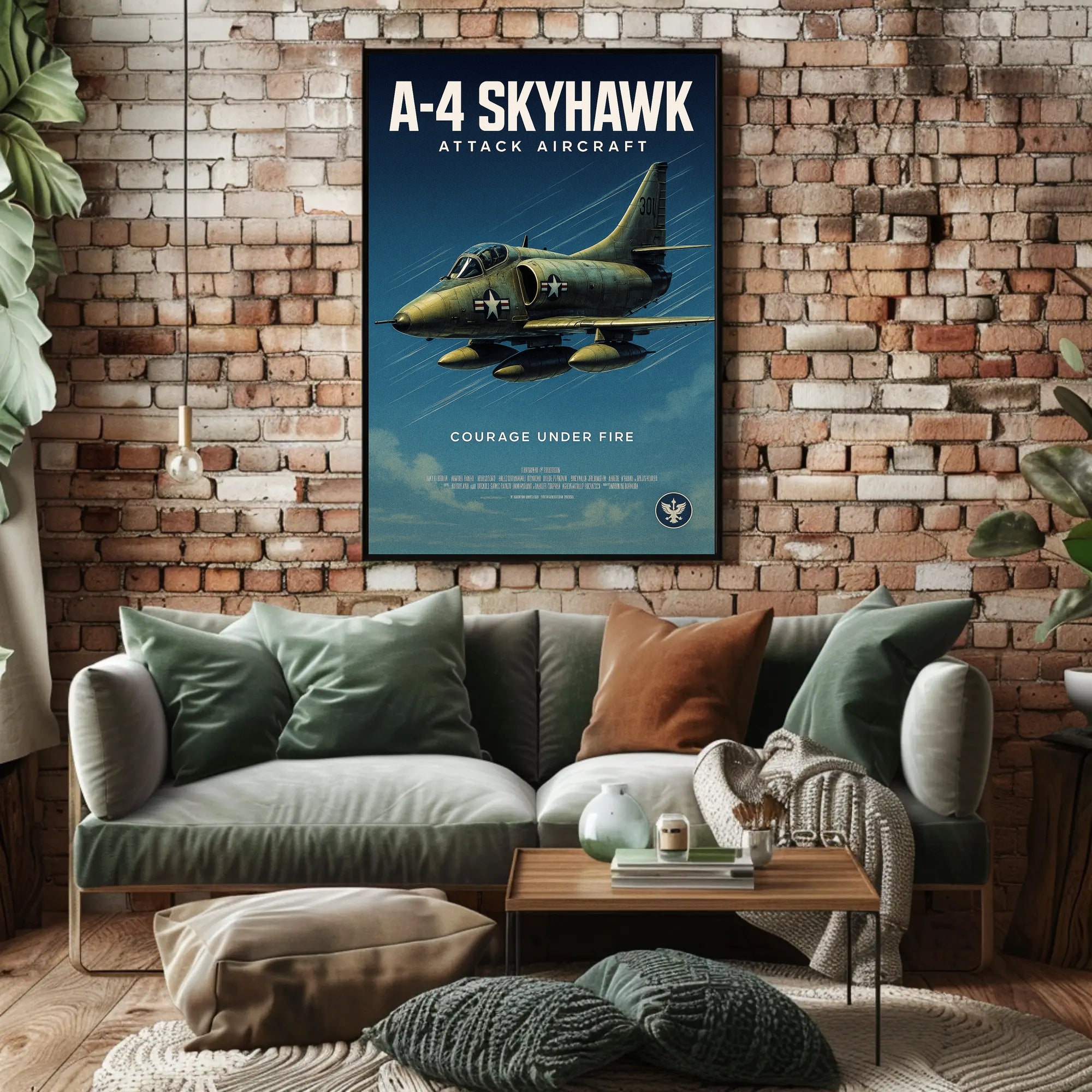 A-4 Skyhawk Courage Under Fire Poster PosterGoat