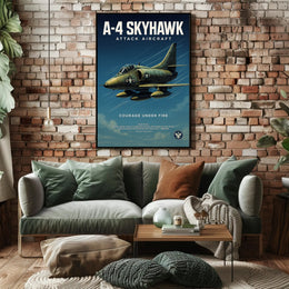 A-4 Skyhawk Courage Under Fire Poster PosterGoat
