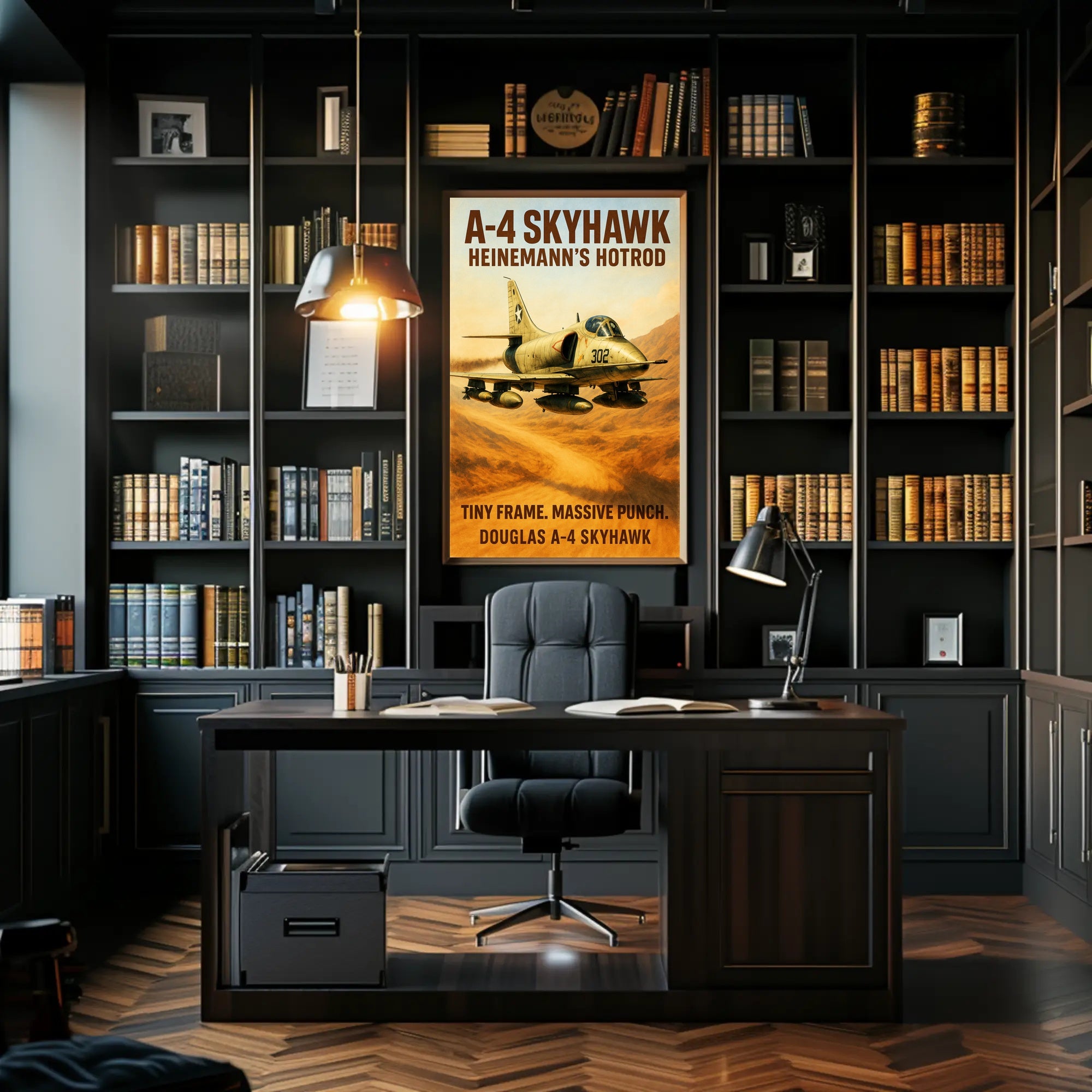 A-4 Skyhawk Heinemann’s Hotrod Poster PosterGoat