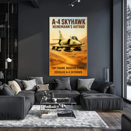 A-4 Skyhawk Heinemann’s Hotrod Poster PosterGoat