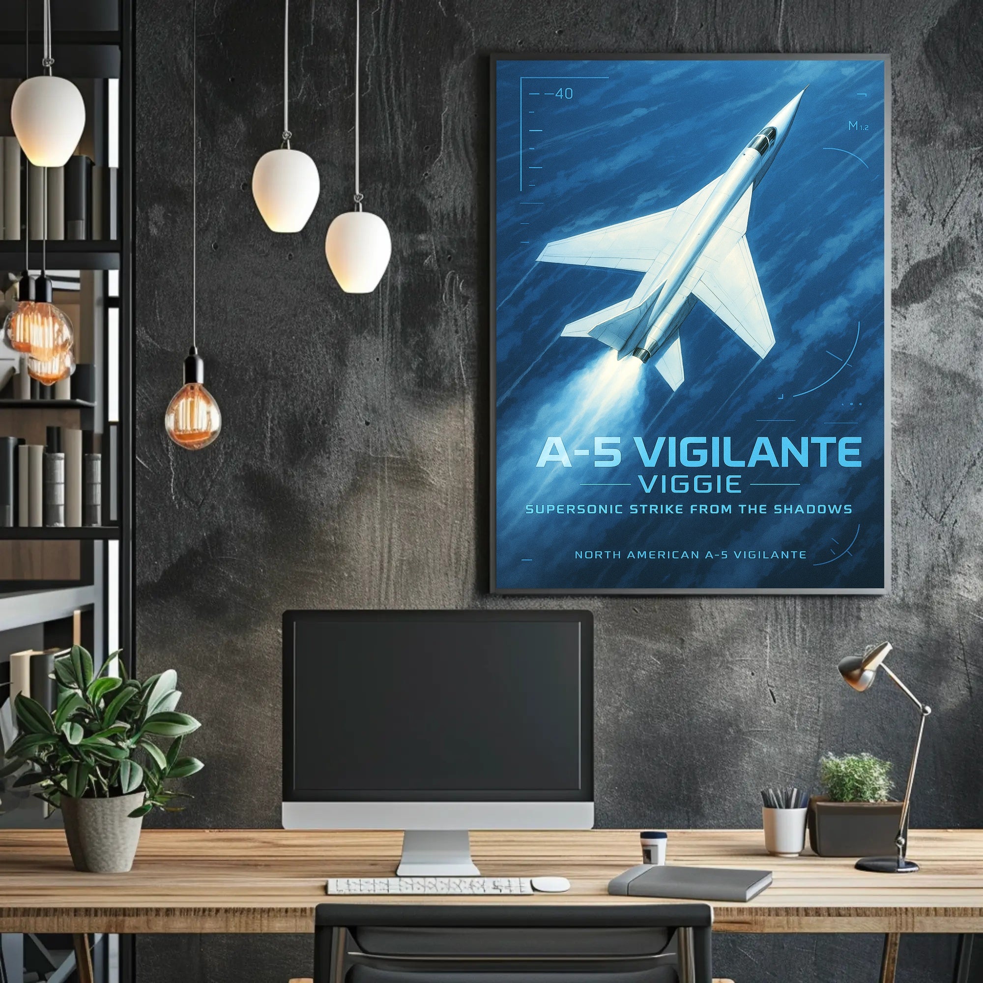 A-5 Vigilante Supersonic Strike Poster PosterGoat