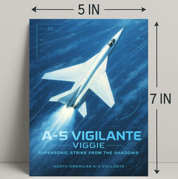 A-5 Vigilante Supersonic Strike Poster PosterGoat