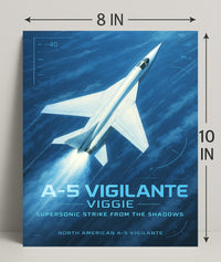 A-5 Vigilante Supersonic Strike Poster PosterGoat