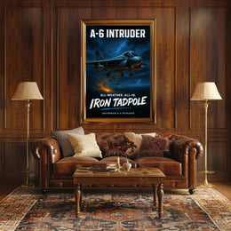 A-6 Intruder Iron Tadpole Poster PosterGoat