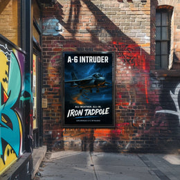 A-6 Intruder Iron Tadpole Poster PosterGoat