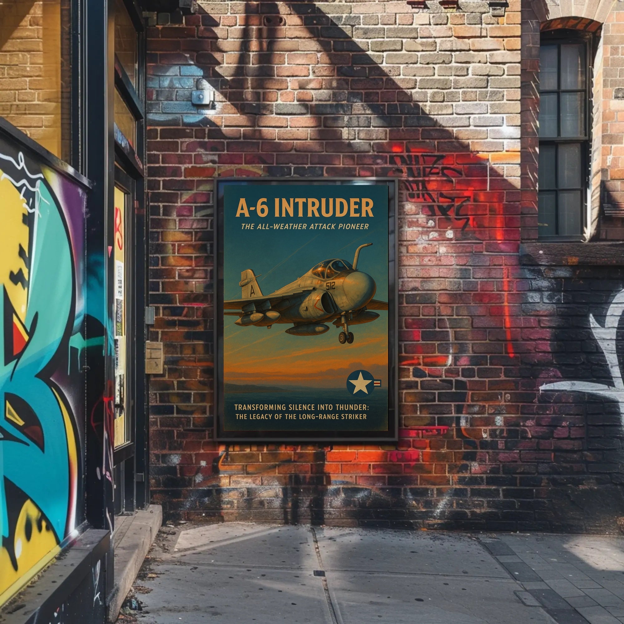 A-6 Intruder The All-Weather Attack Pioneer Poster PosterGoat