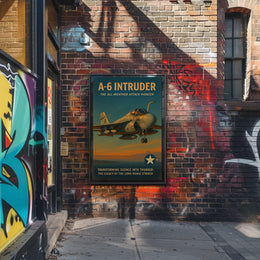 A-6 Intruder The All-Weather Attack Pioneer Poster PosterGoat