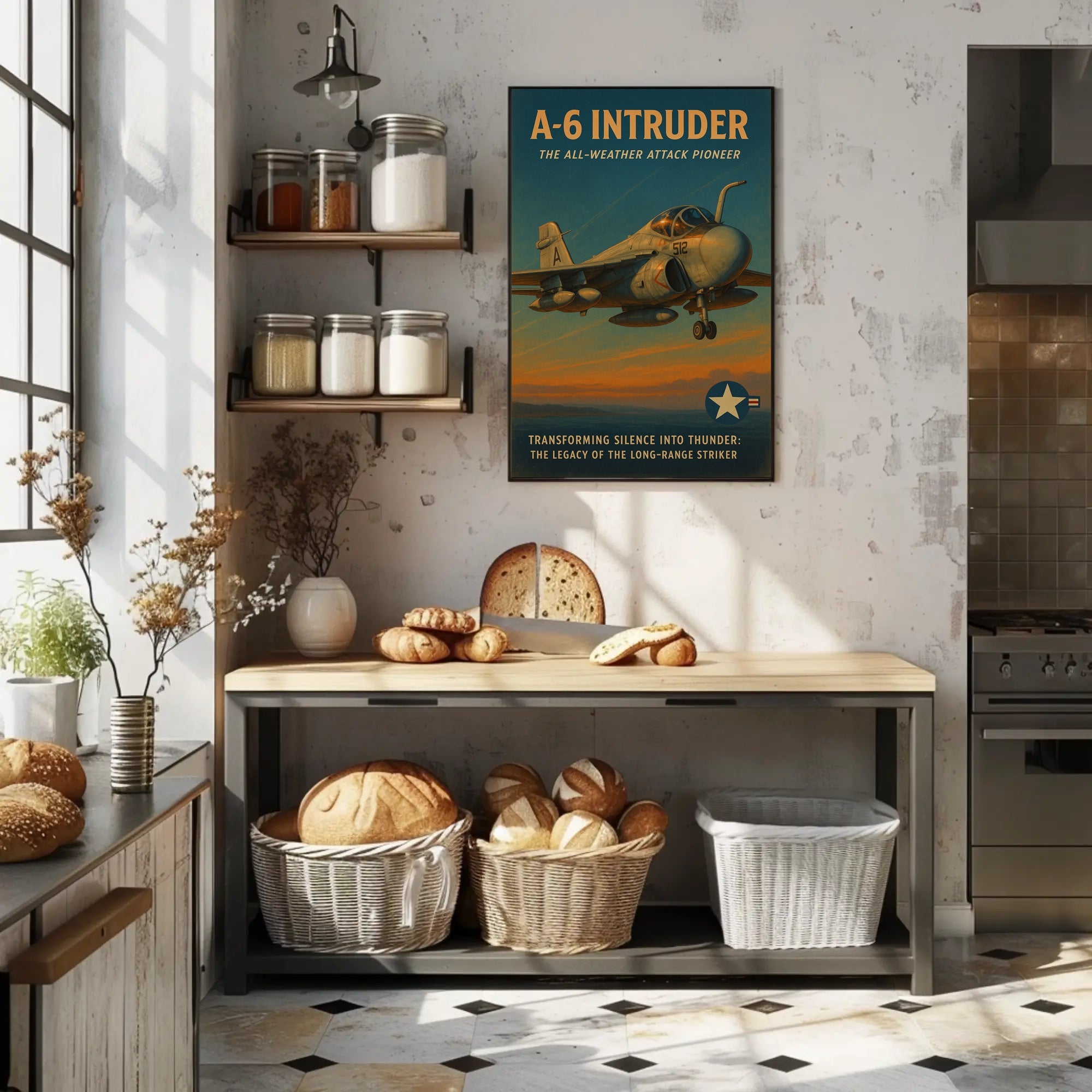 A-6 Intruder The All-Weather Attack Pioneer Poster PosterGoat