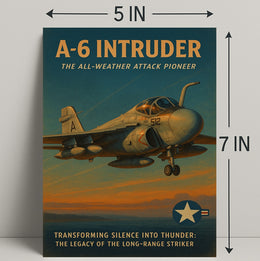 A-6 Intruder The All-Weather Attack Pioneer Poster PosterGoat