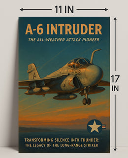 A-6 Intruder The All-Weather Attack Pioneer Poster PosterGoat
