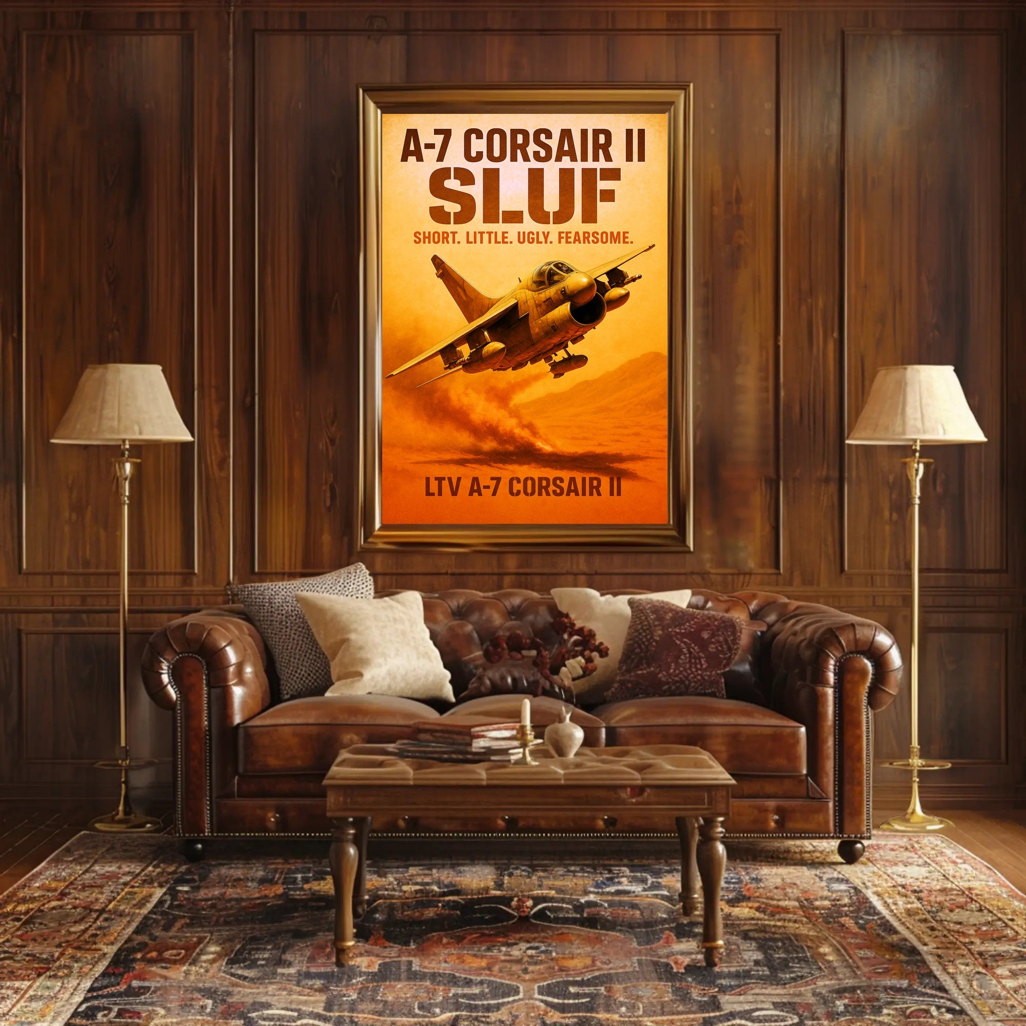 A-7 Corsair II SLUF Poster PosterGoat