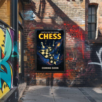 A Battle for the Cosmos Chess Poster Wall Art PosterGoat