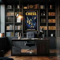 A Battle for the Cosmos Chess Poster Wall Art PosterGoat