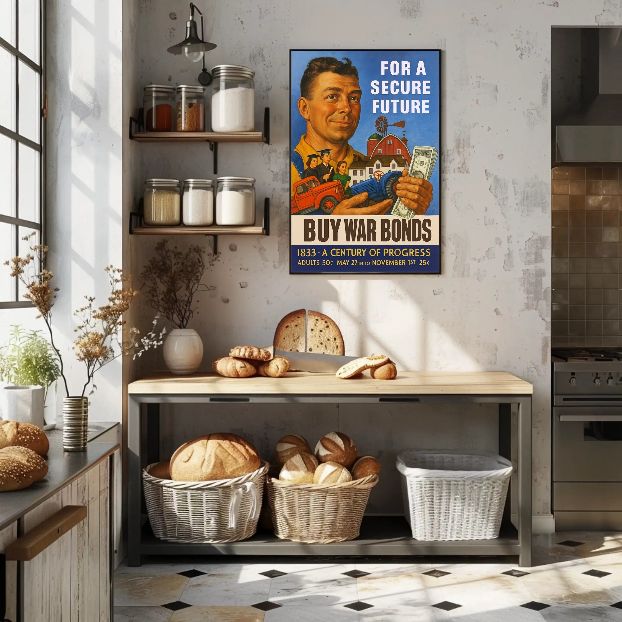 A Century of Progress Buy War Bonds Poster Print PosterGoat