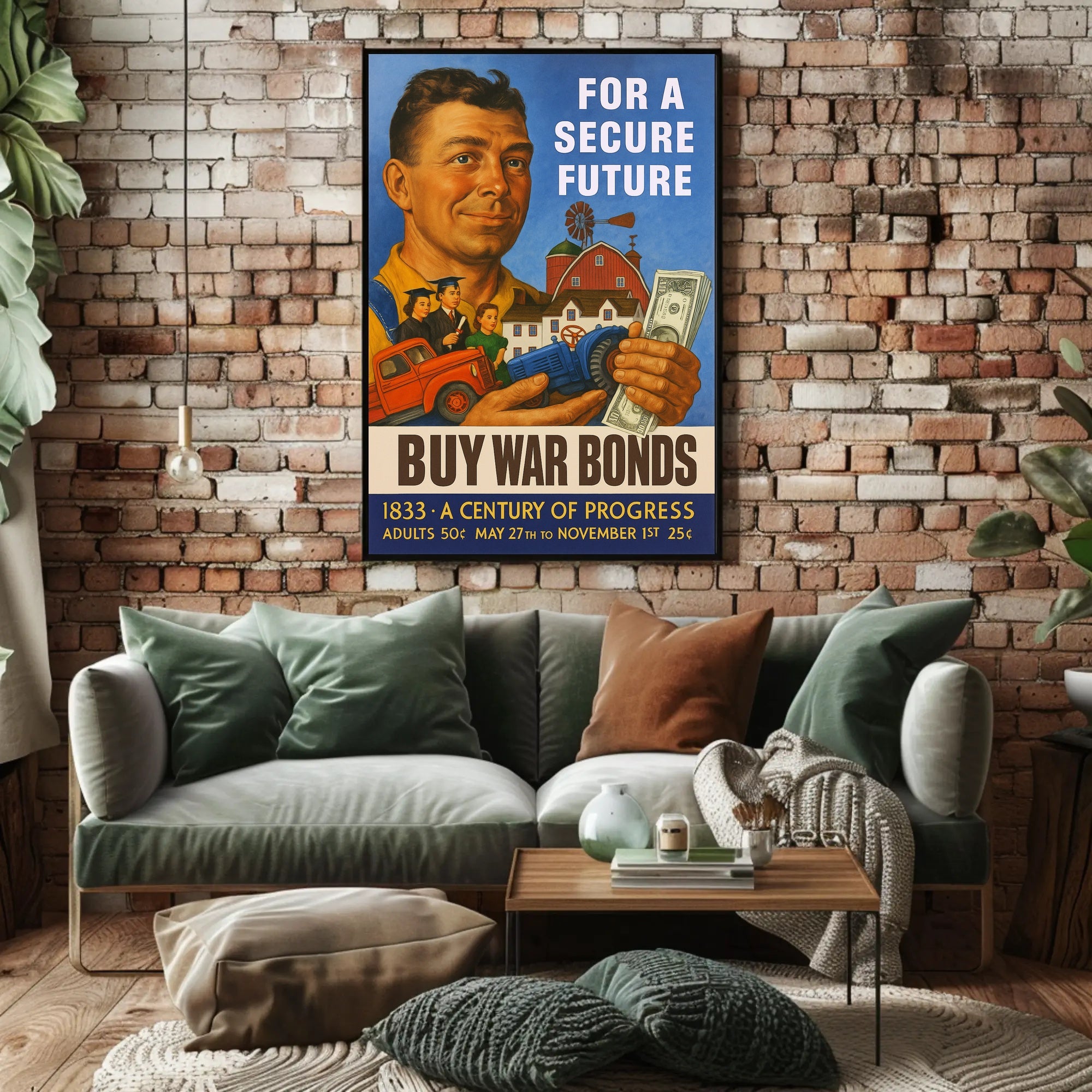 A Century of Progress Buy War Bonds Poster Print PosterGoat