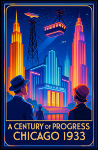 A Century of Progress Chicago 1933 Poster Art Print PosterGoat