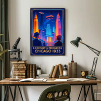 A Century of Progress Chicago 1933 Poster Art Print PosterGoat