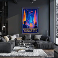 A Century of Progress Chicago 1933 Poster Art Print PosterGoat