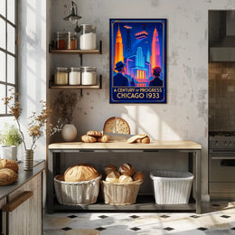 A Century of Progress Chicago 1933 Poster Art Print PosterGoat