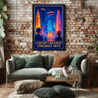 A Century of Progress Chicago 1933 Poster Art Print PosterGoat