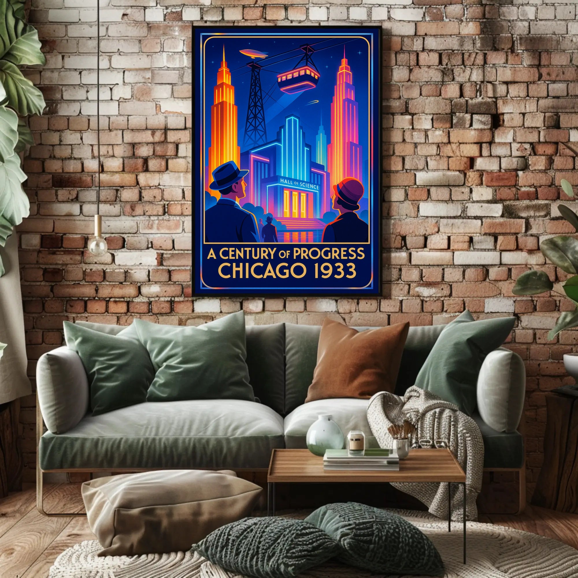 A Century of Progress Chicago 1933 Poster Art Print PosterGoat