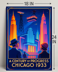 A Century of Progress Chicago 1933 Poster Art Print PosterGoat