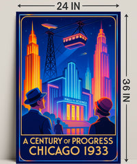 A Century of Progress Chicago 1933 Poster Art Print PosterGoat