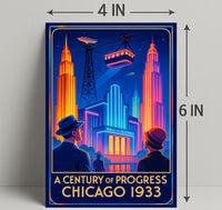 A Century of Progress Chicago 1933 Poster Art Print PosterGoat