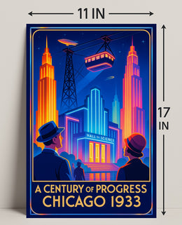 A Century of Progress Chicago 1933 Poster Art Print PosterGoat