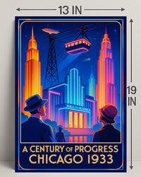 A Century of Progress Chicago 1933 Poster Art Print PosterGoat