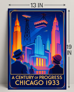 A Century of Progress Chicago 1933 Poster Art Print PosterGoat