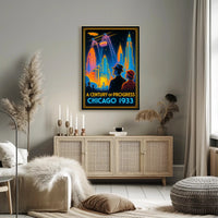 A Century of Progress Chicago 1933 Wall Art Print PosterGoat