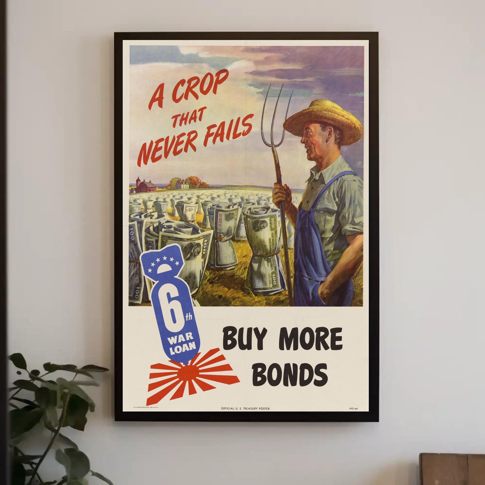 A Crop That Never Fails Vintage Art Print Decor PosterGoat
