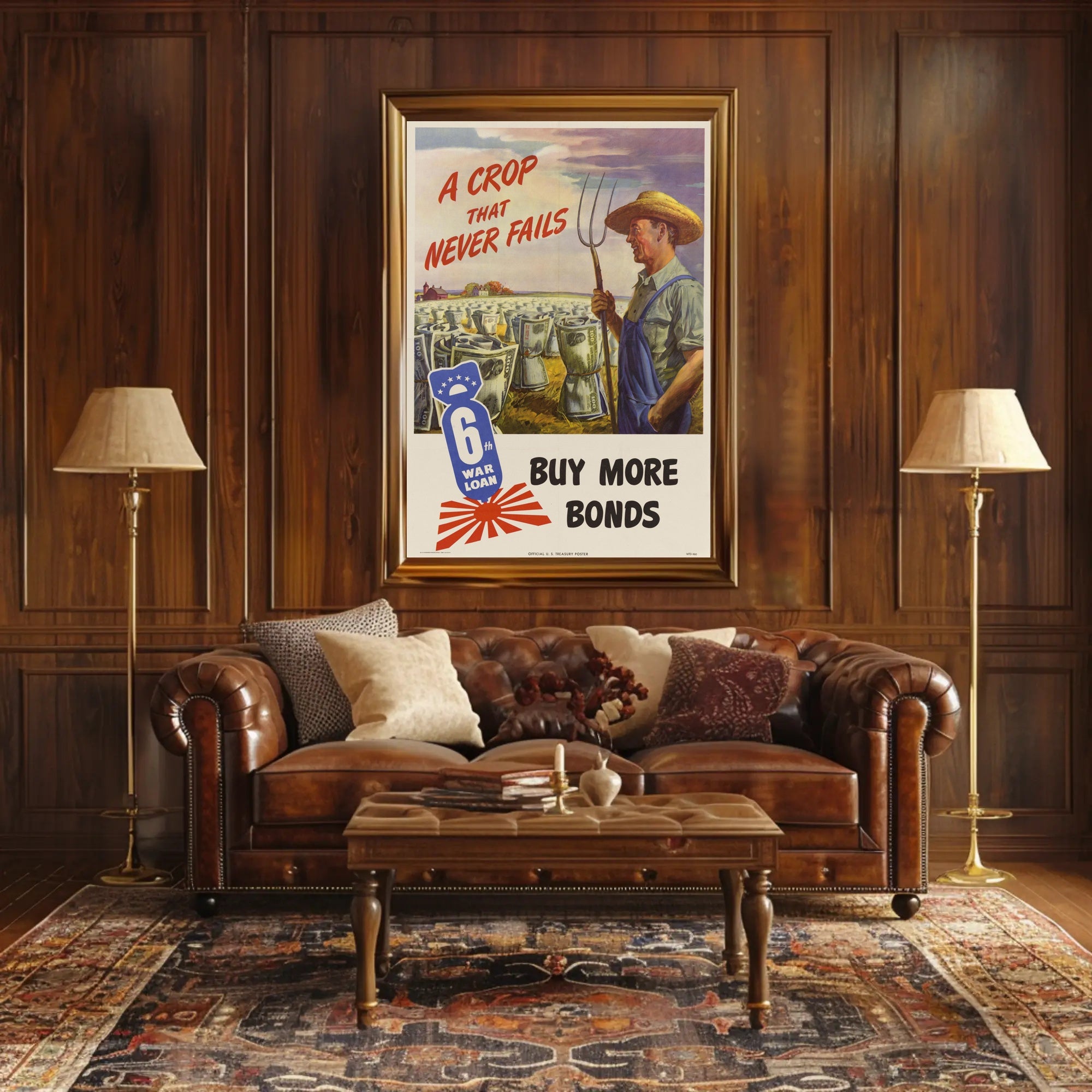 A Crop That Never Fails Vintage Art Print Decor PosterGoat