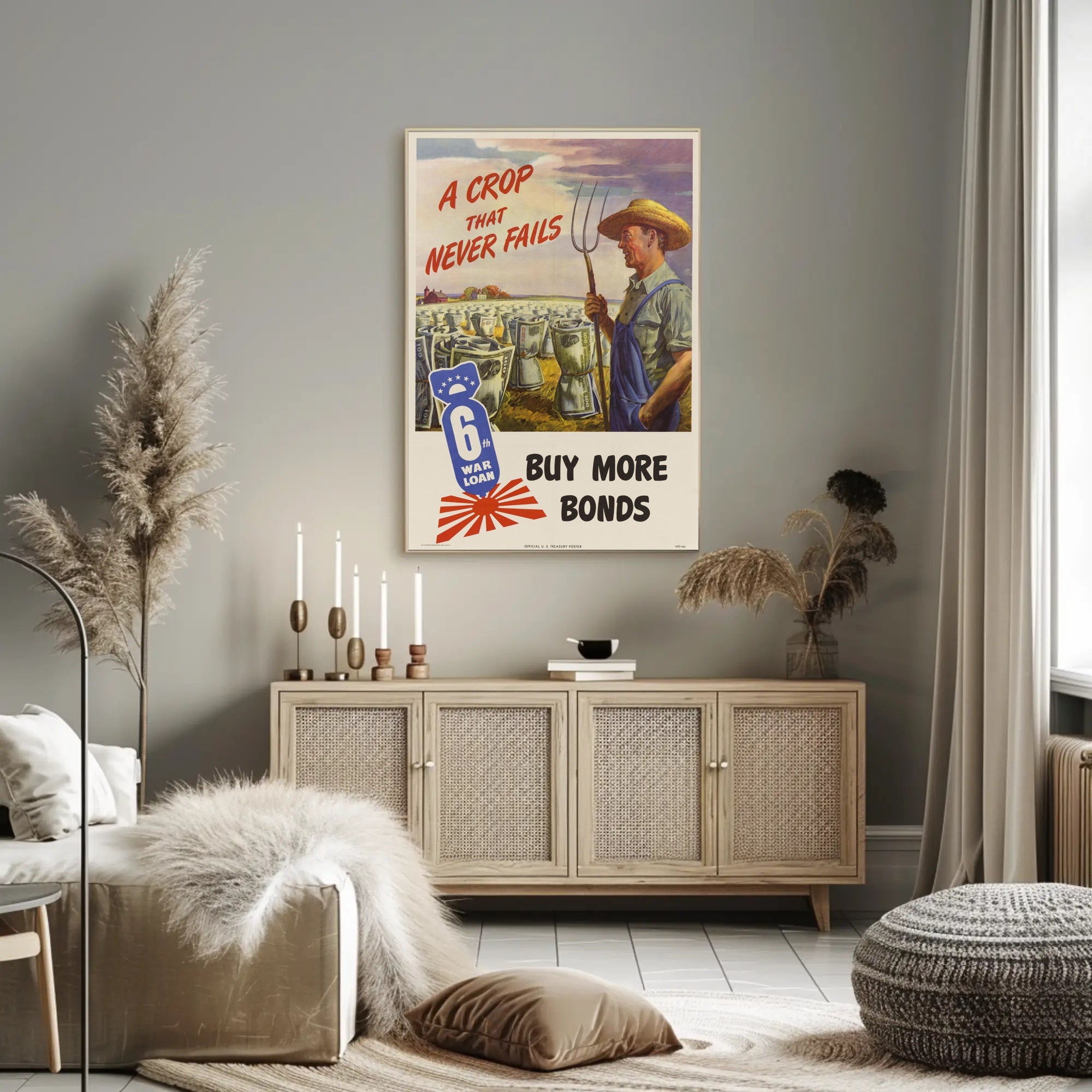 A Crop That Never Fails Vintage Art Print Decor PosterGoat