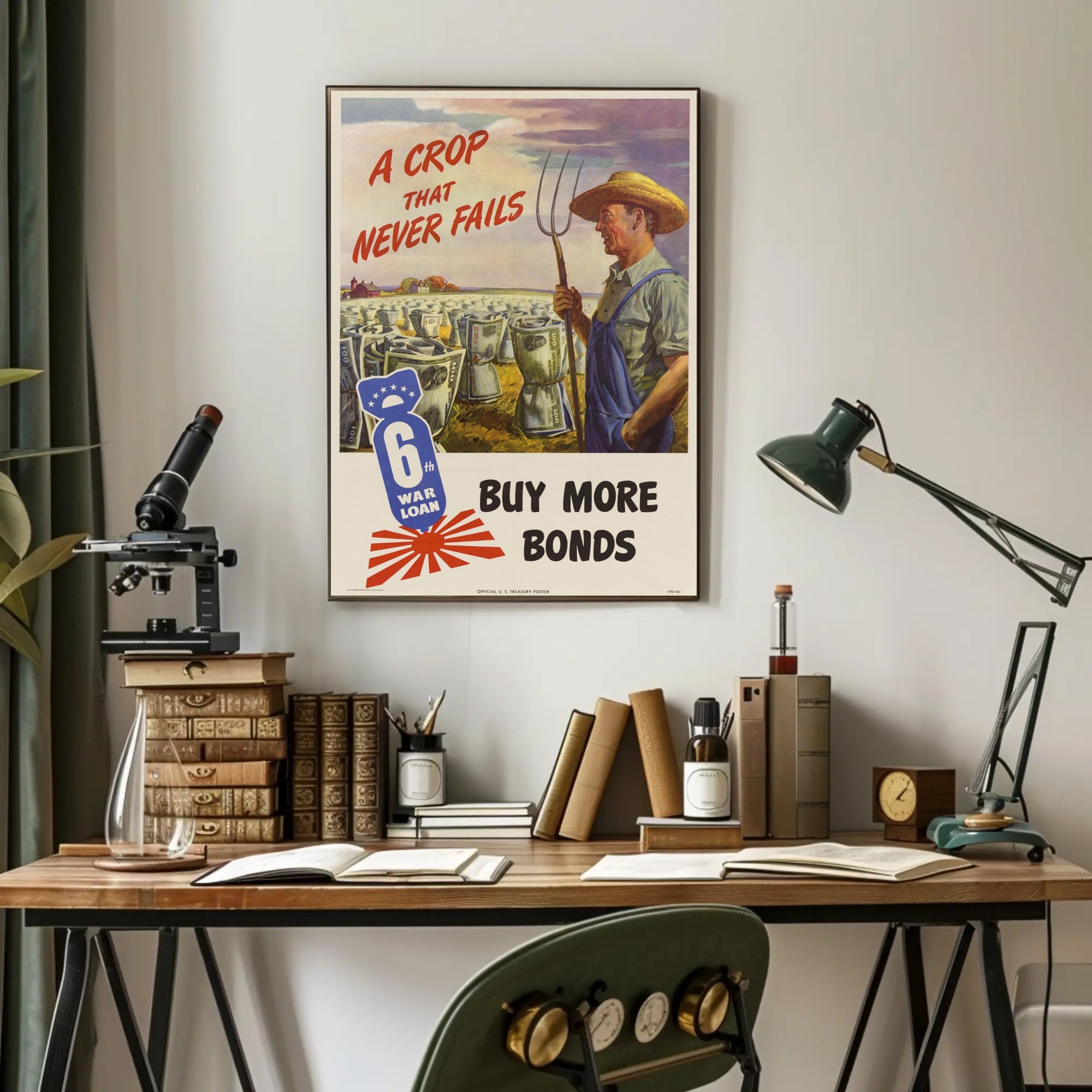 A Crop That Never Fails Vintage Art Print Decor PosterGoat