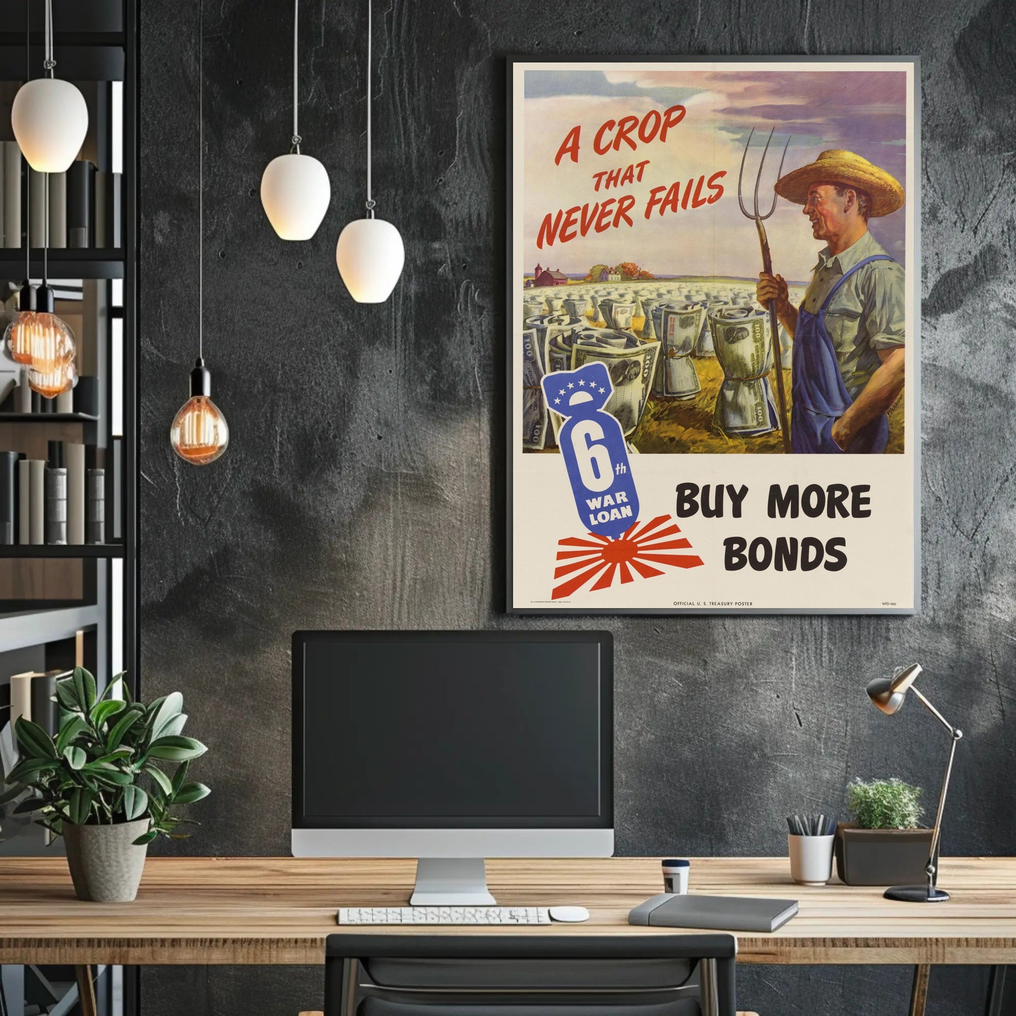 A Crop That Never Fails Vintage Art Print Decor PosterGoat