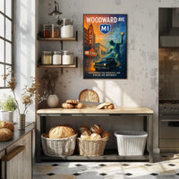 A Journey Through Detroit's Heart Poster Wall Art PosterGoat