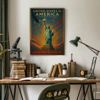 A Land Of Freedom And Opportunity Poster PosterGoat