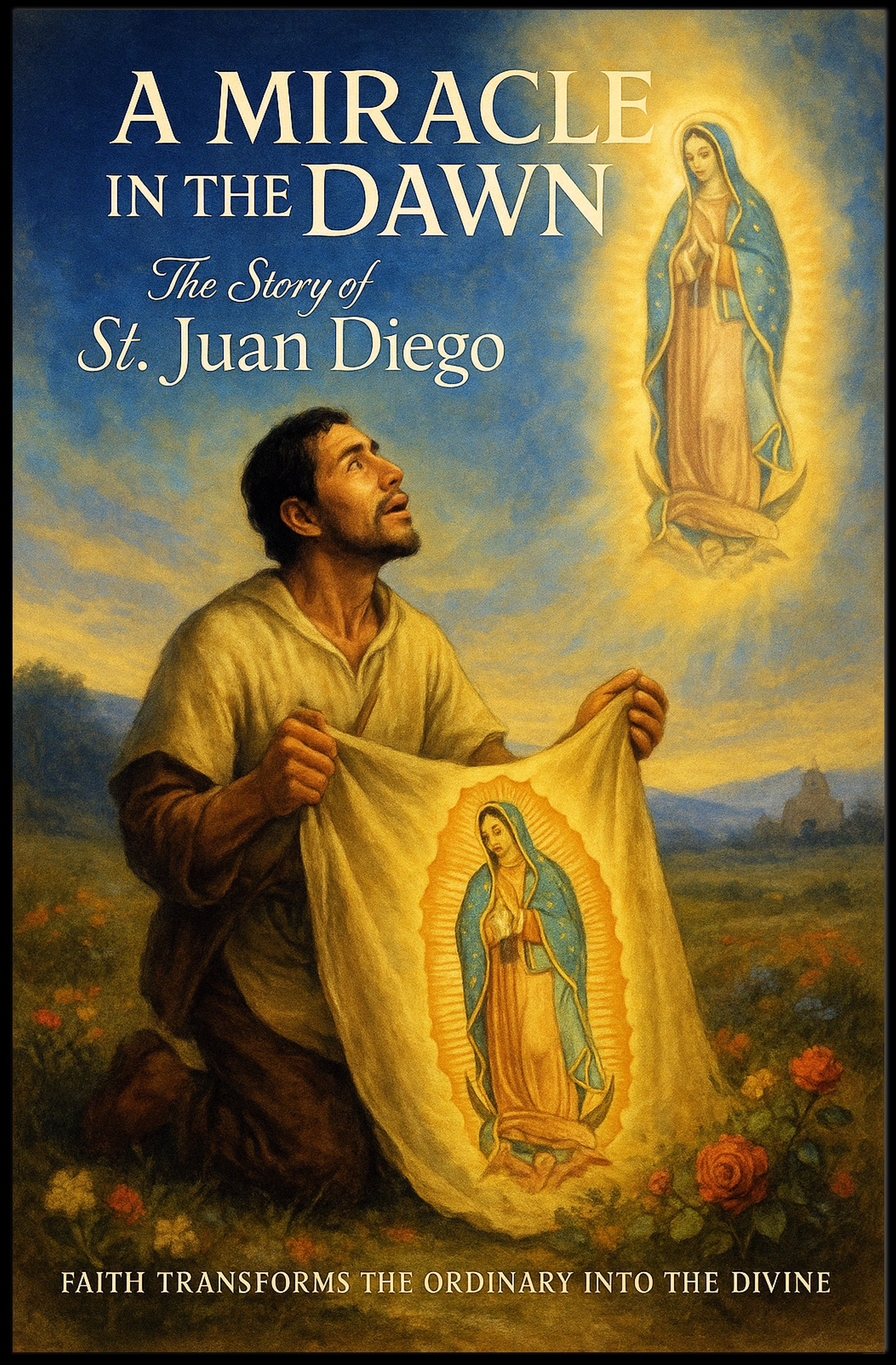 A Miracle in the Dawn St. Juan Diego Poster Art Print PosterGoat